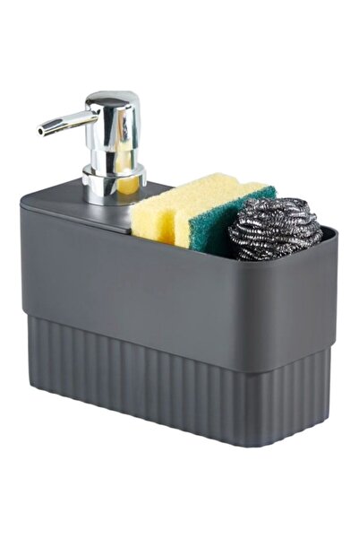 Baroness LIQUID SOAP DISPENSER WITH SPONGE HOLDER, 7.5 × 16 × 10 CM