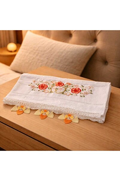 Metuche Accessories Çeyizlik, Bohçalık, Hediyelik İğne Oyalı Havlu