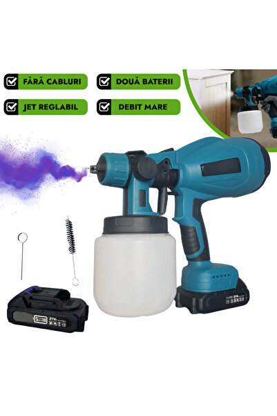 SHOPPINO Aparat profesional de pulverizare cu doua baterii puternice – vopsir...