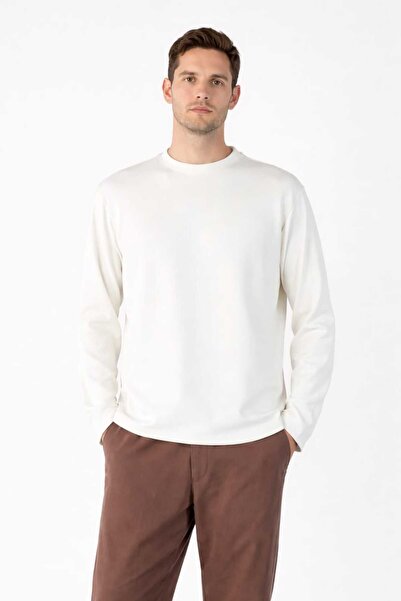 Marjinal City Regular Fit Modal Fabric Men's Sweatshirt