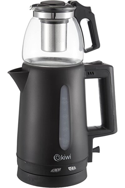 BRF PazarDunyasi Kiwi KTM-2907 Çay Yapma Makinesi, 1.8 L Kettle ve 0.9 L Deml...