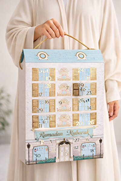 TOHA Ramadan Advent Calendar İpli Asılabilir | Ramazan Takvimi 30’lu Fındık D...