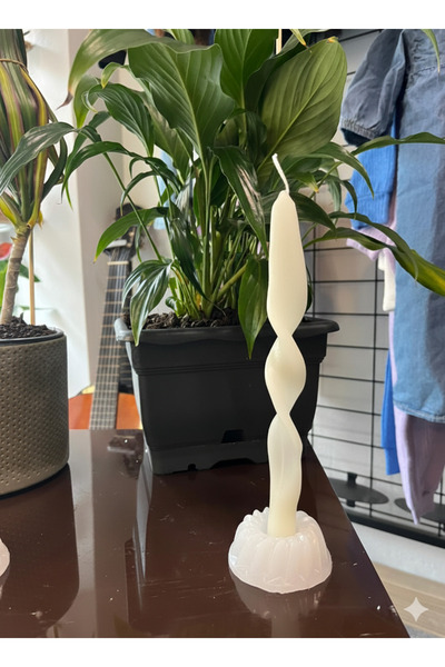 exemum ŞAMDAN VE BURGU ŞAMDAN MUMU 1 ADET MUM ŞAMDAN VE MUM EV HEDİYESİ, NİŞA...