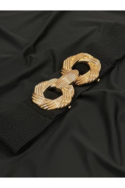 Yasmin Butik Women's Buckle Elastic Belt