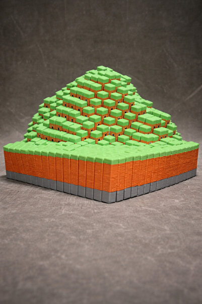 MAYAHOME CONCEPT Voxel Tarzı Esnek Zemin Figürü – 3D Baskı Dekor & Stres Oyun...