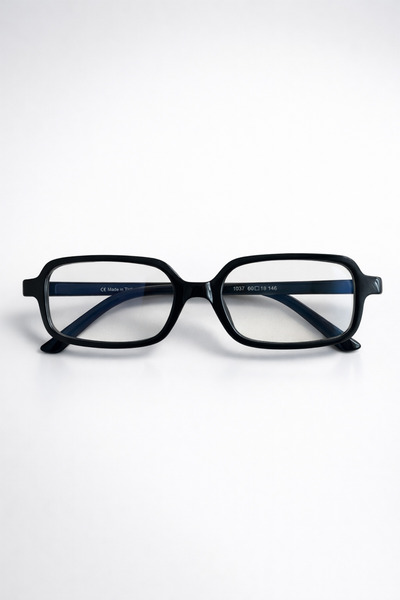 PİYESBOUTİQUE Oval Round Bone Transparent Women Men Unisex Blue Light Protect...