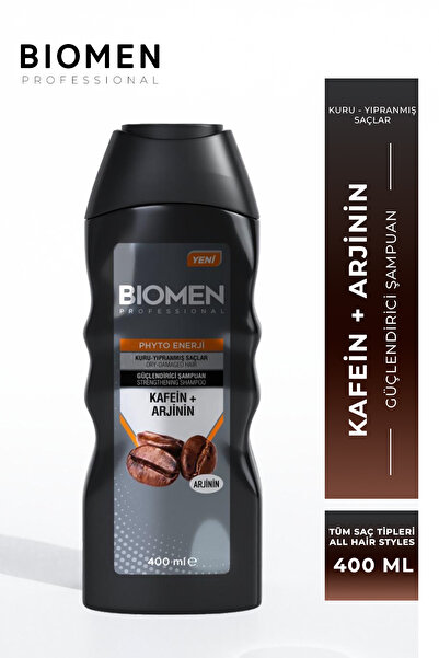 Biomen Professional Kafein&arjinin Kuru Ve Yıpranmış Saçlar Için Şampuan 400 ml