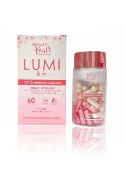 Beauty Vault كبسولات لومي 24 ساعة، 60 كبسولة