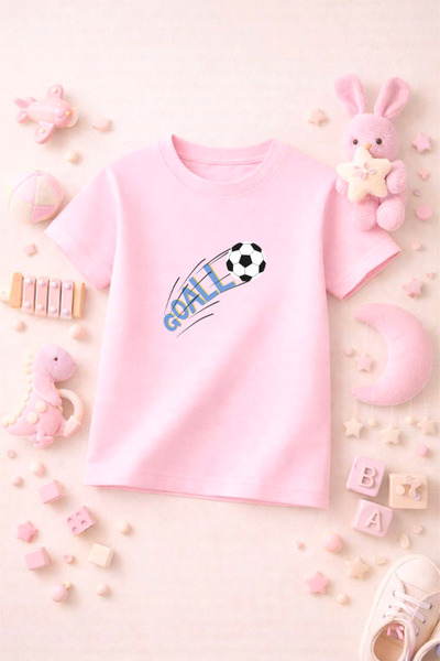 SPORTİVEA Football Themed Printed Girls Boys Tshirt T-Shirt Tee Comfortable S...