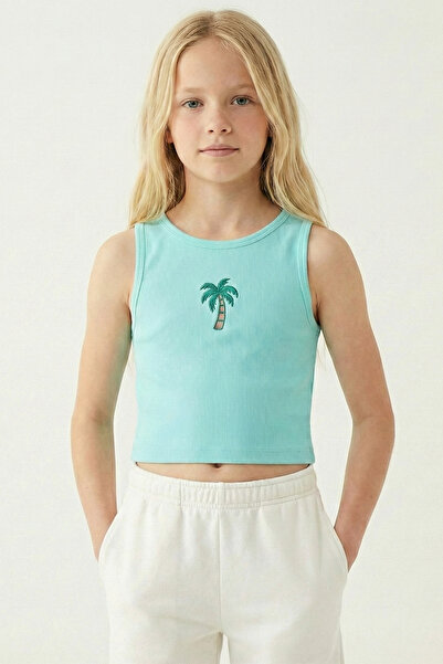 Kyron Girl's Cotton Fabric 2-Piece Crop Set - Different Colors and Patterns