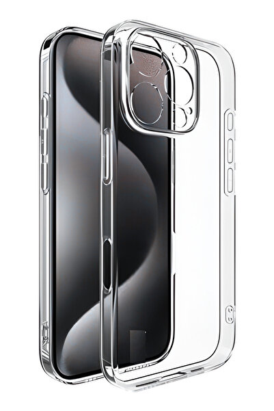 MOBİLERA iPhone 16 Pro Kamera Korumalı Şeffaf Kılıf | Çizilmeye ve Darbeye Da...