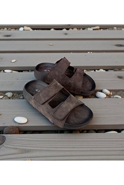 monapicco Women's Full Anatomical Sole Double Velcro Comfortable Slippers