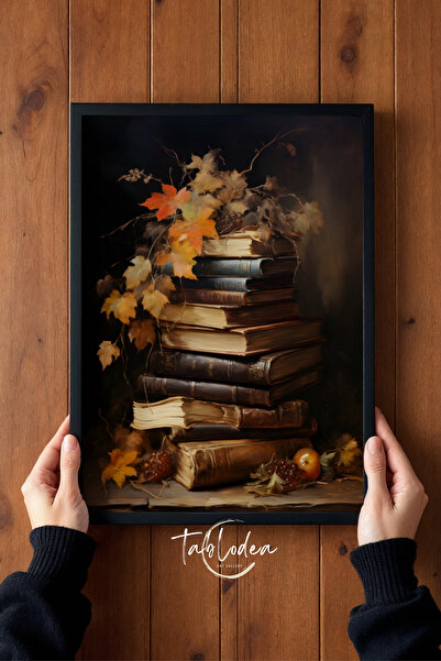 tablodea Pictură clasică cu figurine de cărți vintage, pictură murală în stil...