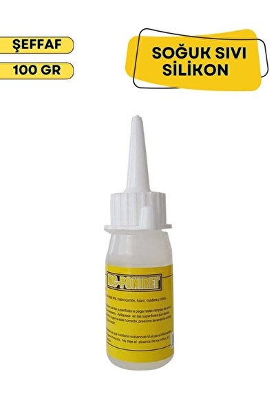 Macrostar Şeffaf Soğuk Sıvı Silikon Yapıştırıcı - 100 Gr