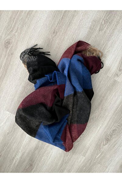 ZRN AKSESUAR Plaid Patterned Shawl, Trendy, Soft Textured, Stylish, Daily and...