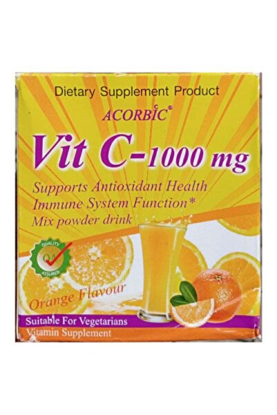 Acorbic Vitamin C 1000mg Mix Powder Drink – Glowing Skin & Immune Support | O...
