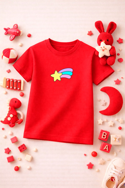 SPORTİVEA Unicorn Printed Cute Girls Boys Kids Tshirt T-Shirt Tee Comfortable...