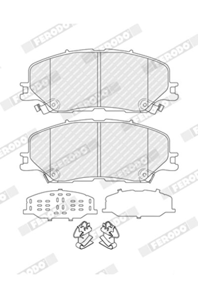 FERODO Brake Pad Set Disc Brake Isuzu D-Max 3/Mu-10 Suv Mazda Bt-50 3 Pick-Up