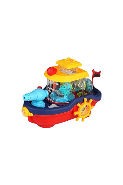 OEM Boat toy with flashing lights and sound, soap bubbles, ABS material, age 3+