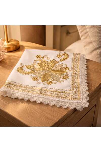 Metuche Accessories Nakışlı Çeyizlik Bohça