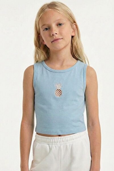 Kyron Girl's Cotton Fabric 2-Piece Crop Set - Different Colors and Patterns