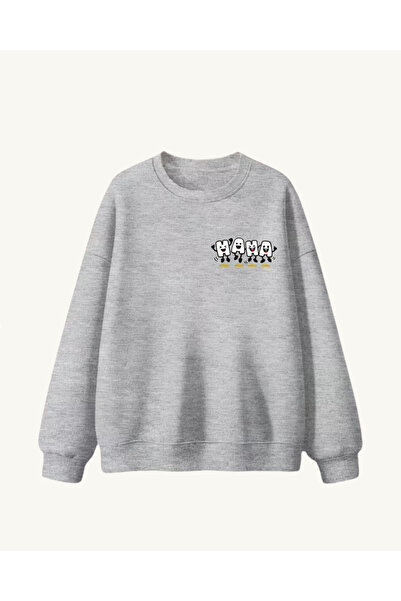 haha Oversized Hoodless Sweatshirt for Children
