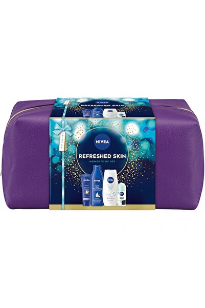 NIVEA Refreshed Gift Set Body Lotion 250ml, Shower Gel 250ml, Deodorant 50ml,...
