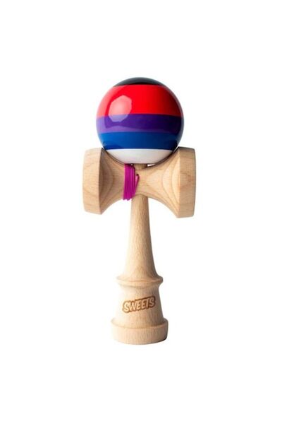SWEETS Kendama, Classic 5 Stripe, multicolor