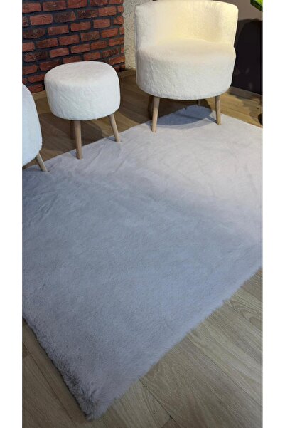 LILYUM LUX PELUŞ GRİ HALI, KAYMAZ