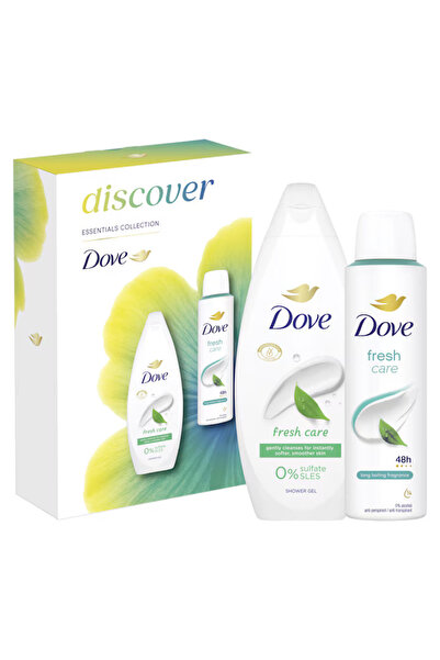 Dove Discover Gift Set: Fresh Care shower gel 250 ml + Fresh Care anti-perspi...