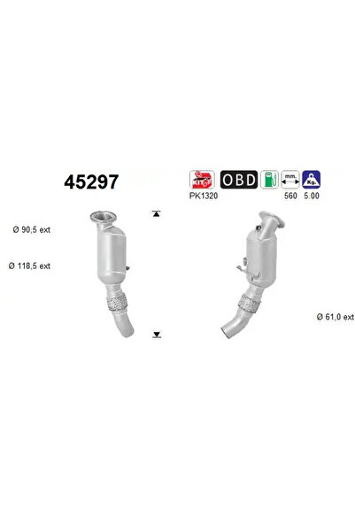 As Catalizator Bmw 1/2/3