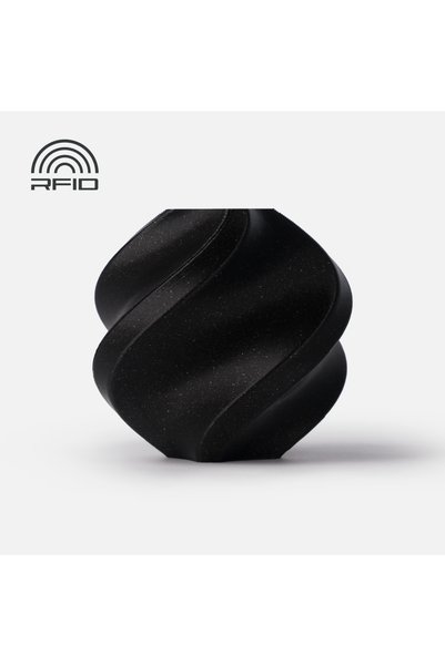 Bambu Lab Filament PLA Sparkle 1.75 mm Onyx Black Sparkle Bobină RFID 1kg Ony...