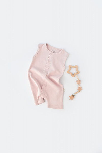 Evelise Salopetafaramanecisipantaloniscurti-100%bumbac-RozBabyCosy(Marime:3-6...