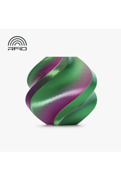 Bambu Lab Filament PLA Silk Multicolor 1.75 mm Aurora Purple 1kg, bobină RFID...