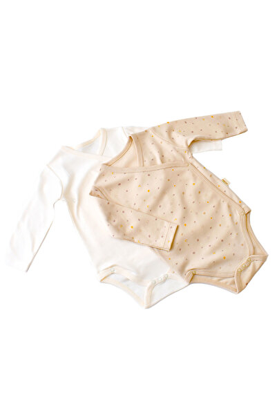 Evelise Set2body-uricumanecalungapetreceutebebeunisex-100%bumbac-Cremcubuline...