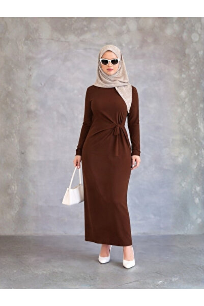 AcesModa Women's Side Tie Dress