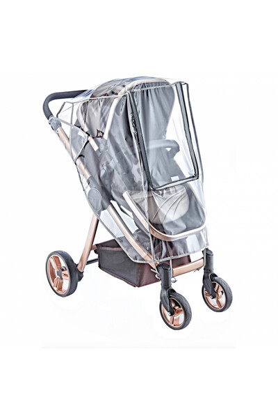 Evelise Husa de ploaie universala cu fereastra si banda reflectorizanta BabyJem