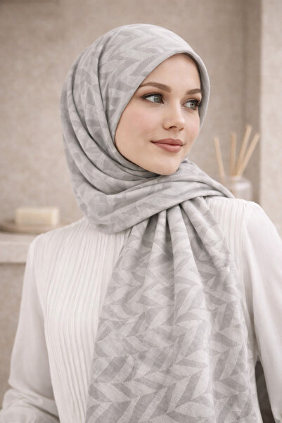 Z&ÇBUTİKK Desenli Aerobin Pamuklu Şal Kadın