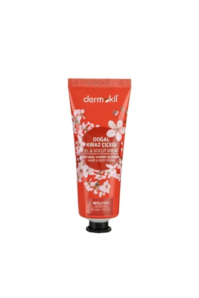 Dermokil Dermokel Hand Cream with Natural Cherry Blossom Scent 30ml Mini (Ori...