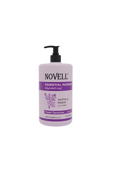 Noval زيت التدليك العطري برائحة زهرة إبرة الراعي البنفسجية نوفل