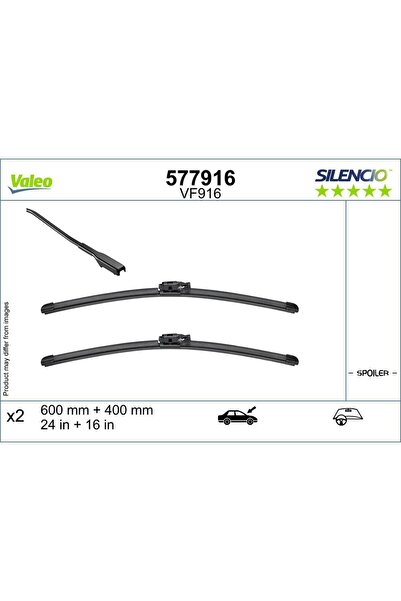 VALEO Set Stergatoare Silencio 600/400 Mm Log/Sand Iii