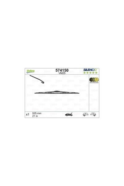VALEO Stergator Parbriz Silencio Conventional 525 Mm Vm25