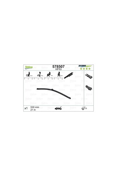 VALEO Wiper Hydroconnect Hf-Hr 530 Mm