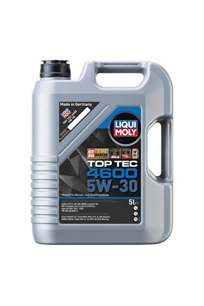 Liqui Moly Top Tec 4600 5W-30 - Api Sm/Cf; Opel Dexos2 - 5L