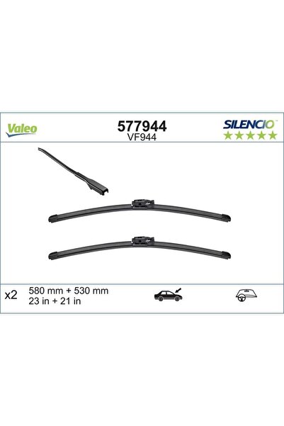 VALEO Set Stergatoare Silencio Fb Oe 580/530 Mm Vf944