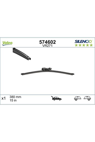 VALEO Stergator Luneta Silencio Flat 380 Mm Vr271