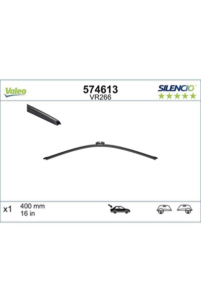 VALEO Stergator Luneta Silencio Flat 400 Mm Vr266