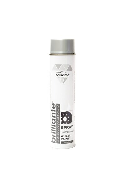 BRILLIANTE Silver Rim Spray Paint 600 Ml