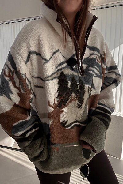 Burcia Geyikli Mock Neck Polar