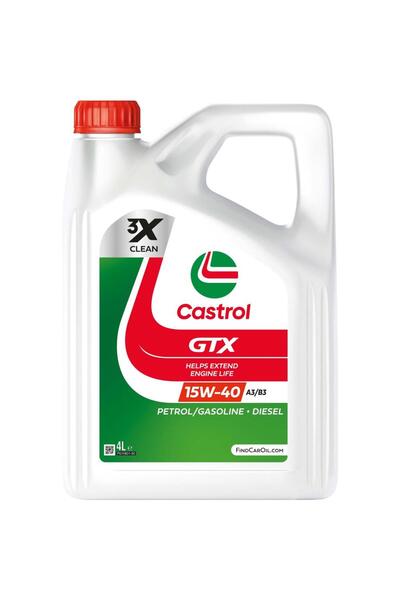 CASTROL Gtx 15W-40 A3/B3- 4L
